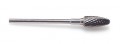 Hard metaal/Tungsten peer frees ovaal middel grove X-vertanding
