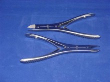 Dubbele scharniertang gebogen bek