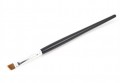 Wenkbrauw / Wimperverf penseel zwart met schuine punt (6-8mm)