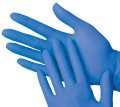 Handschoenen MAPLE LEAF Nitrile poedervrij BLAUW 100st, nu vanaf € 3,90 per doosje (bij 10x 100st)