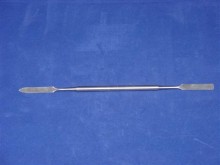 Zalfspatel dubbel RVS