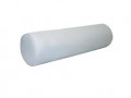 Knie-rol / beenrol skai WIT geheel rond, diameter 14cm, lengte 45cm