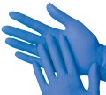 Handschoenen ABENA Classic Nitrile poedervrij BLAUW 100st,  nu € 4,95 per doosje