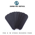 Verwisselbare schuurpads voor RVS JUMBOO voetvijl (10x pad grof korrel 80)