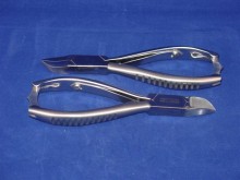 Nageltang dubbelle veer krom